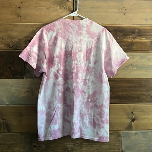 Urban Outfitters Nirvana pink tie dye oversized L tee - Picture 3 of 3